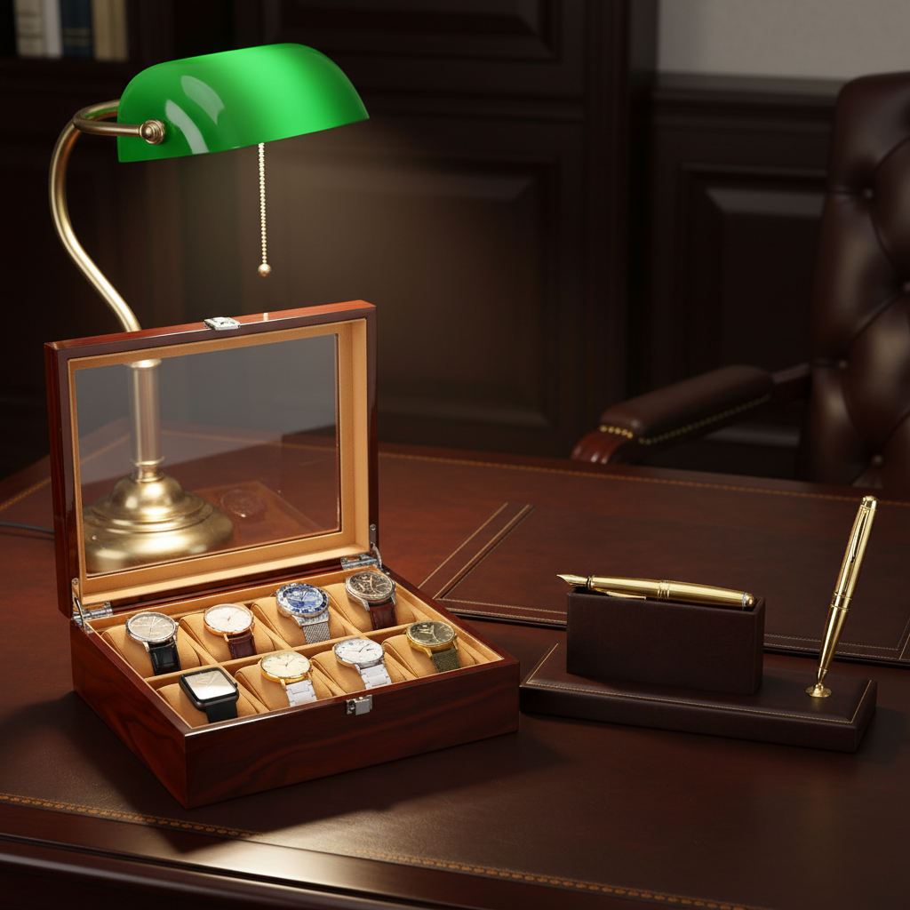 hộp đựng đồng hồ bằng gỗ cao cấp