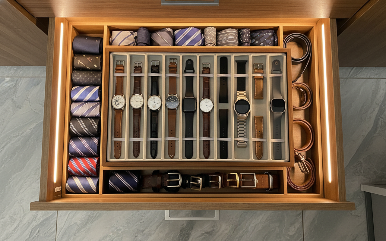 khay đựng đồng hồ 